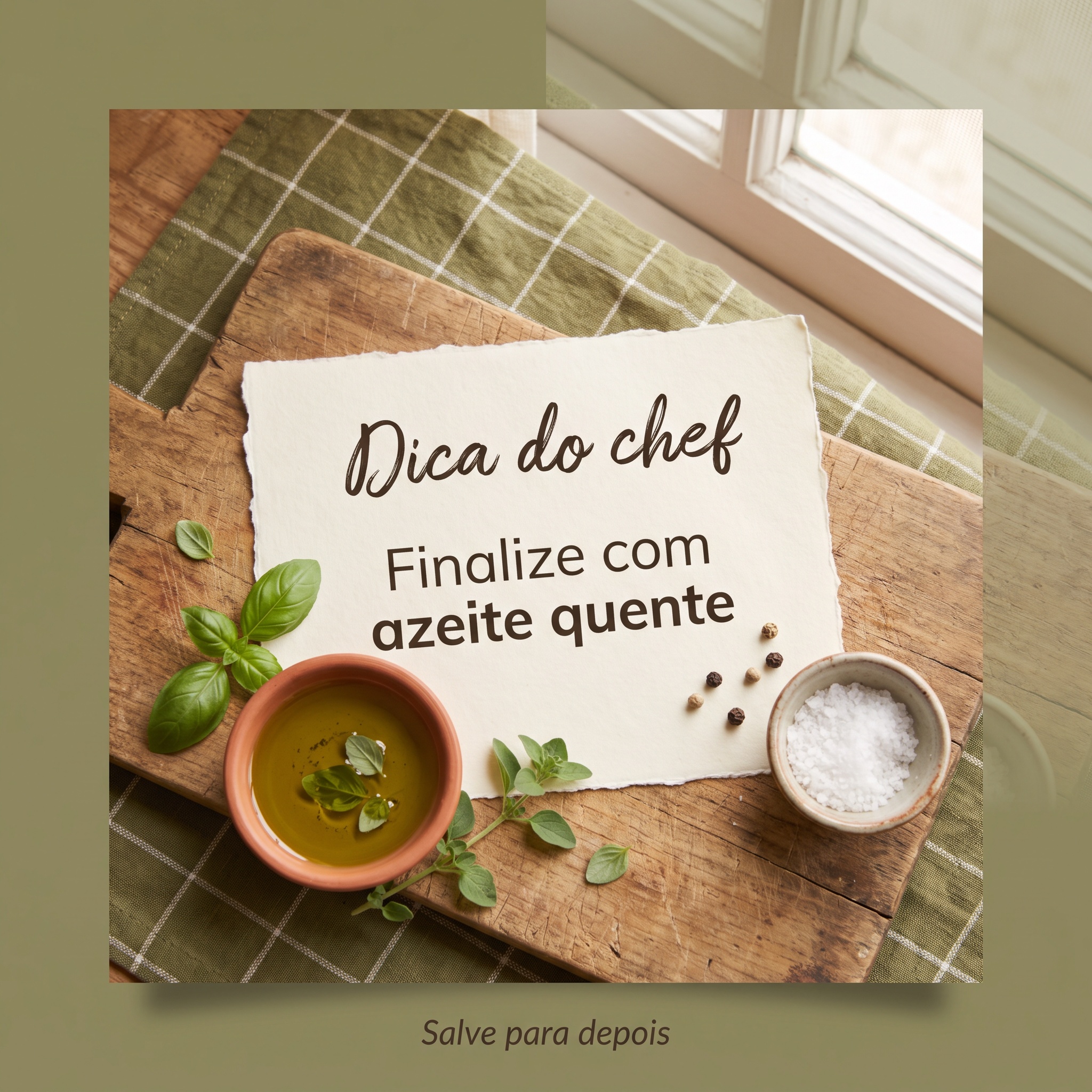 Dica do chef